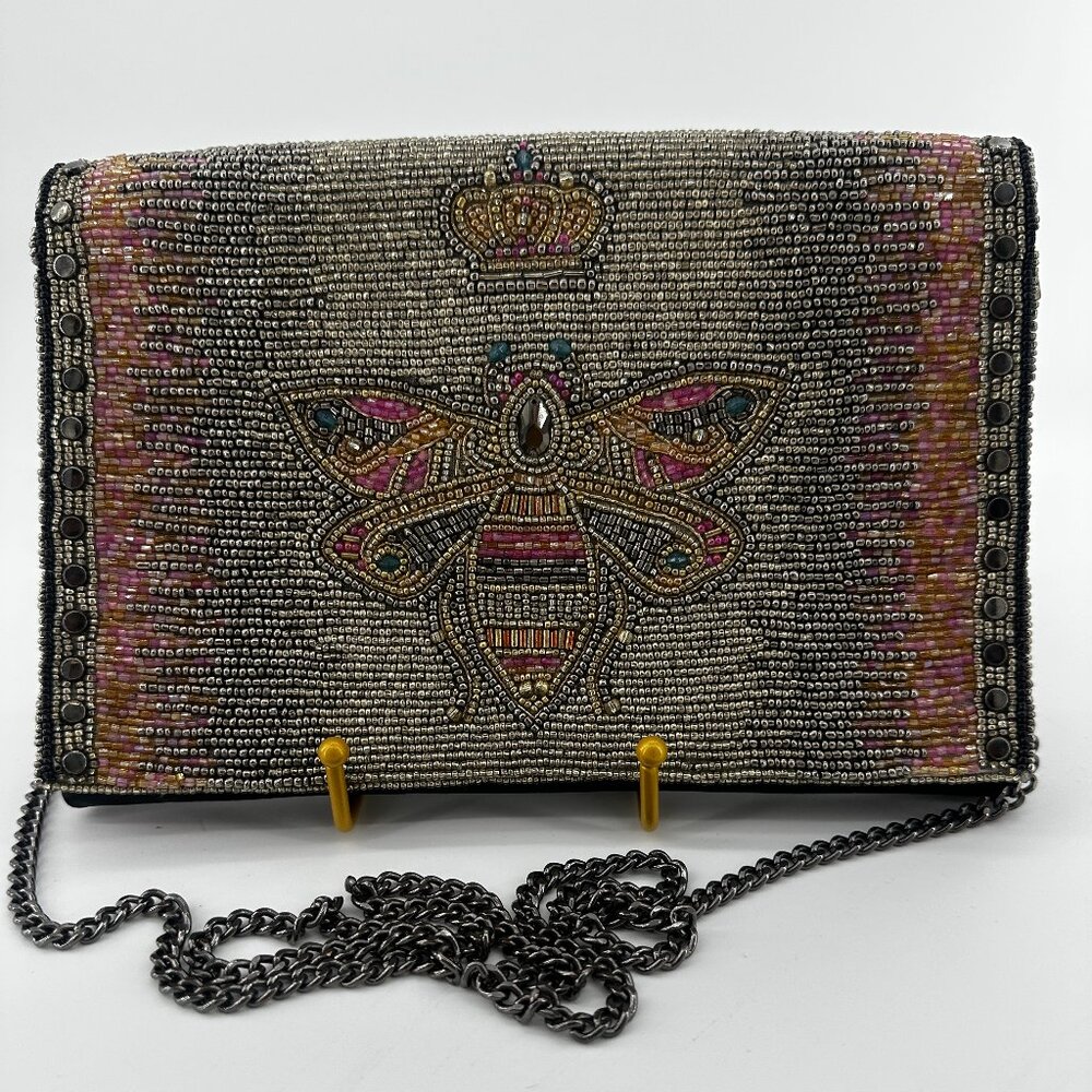 Mary Frances Queen Bee Beaded Handbag